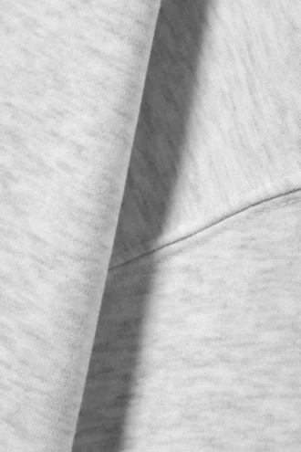 Afslappet sweatshirt i frotté – grå melange