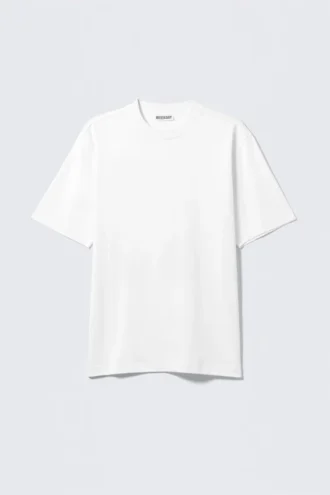 Afslappet T-shirt med print – Hvid – Afterwards