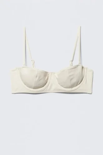 Alsidig bh-top med bøjler – lys beige
