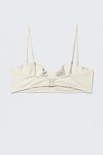 Alsidig bh-top med bøjler – lys beige