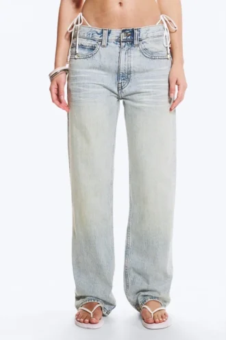 Anti Unisex lavtalje, lige Jeans – lyseblå | Cheap Monday Gb