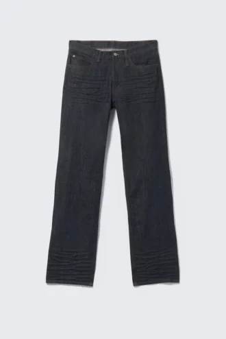Anti Unisex lavtaljede Jeans med lige ben – ekstra blå vask | Cheap Monday Gb