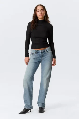 Arrow Low Rise Regular Straight Jeans – Blue Fade – Medium Blue
