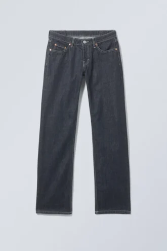 Arrow Low Rise Regular Straight Jeans – Blue Rinse – Mørkeblå