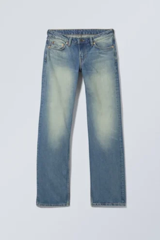Arrow Low Rise Regular Straight Jeans – Jackpot Blue – Medium Blue