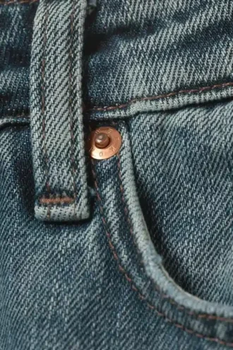Arrow Low Rise Regular Straight Leg Jeans – Second Blue – Mellemblå
