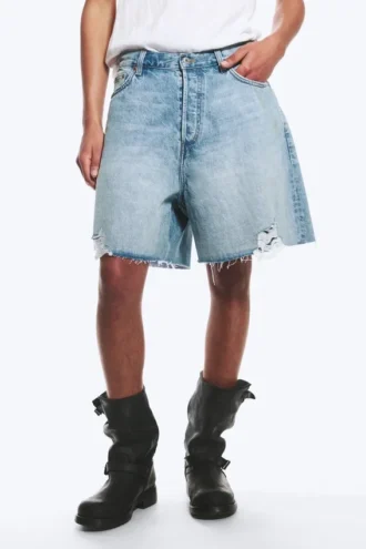 Ash Loose Denim Shorts – Kimberly Worn – Medium Blue