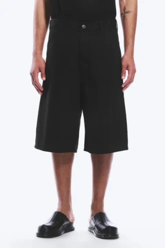Astro Loose Baggy linen-blend shorts – sort