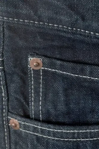 Astro Mid Rise Loose Baggy Unisex Jeans – Blue Rinse – Mørkeblå