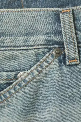 Astro Shape Loose Baggy Jeans – Murstensblå – Lys blå