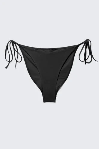 Bikinibund med stropper – sort