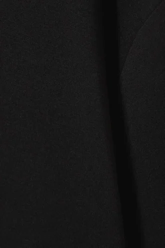 Blød, oversized langærmet top – sort