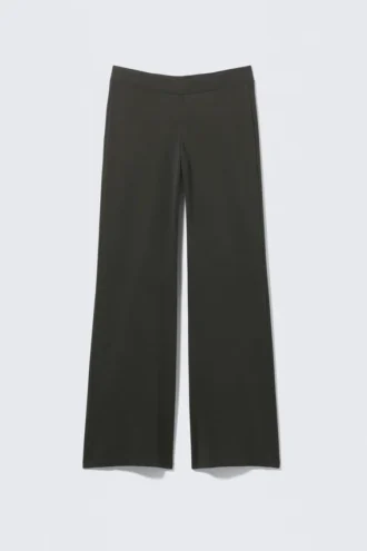 Bløde leggings med lav talje – Sort