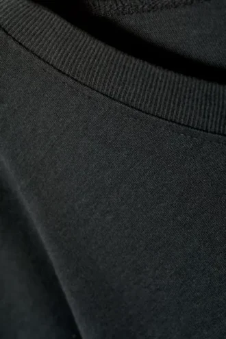 Blødt, oversized T-shirt med korte ærmer – mørkegrå
