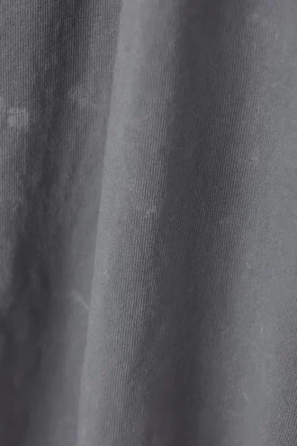 Blødt oversized T-shirt – vasket støvet blå