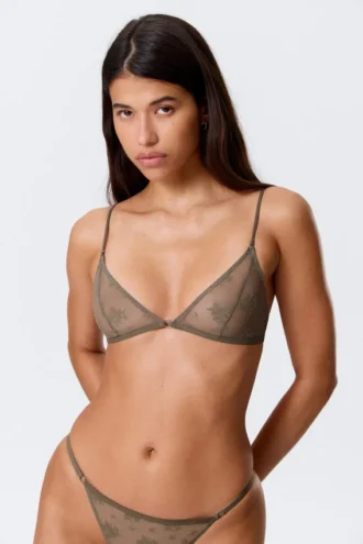 Blonder-triangel-bh – støvet grå