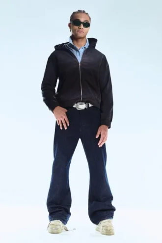 Boo Bootleg Low Rise Regular Bootcut Jeans – Blue Rinse – Mørkeblå | Cheap Monday Gb