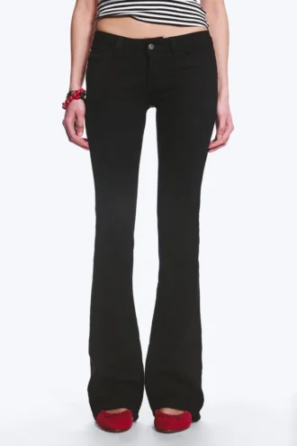 Booty Bei Low Rise Skinny Bootcut Jeans – Black Top Rinse | Cheap Monday Gb