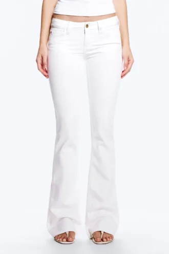 Booty Bei Low Rise Skinny Bootcut Jeans – Hvid | Cheap Monday Gb