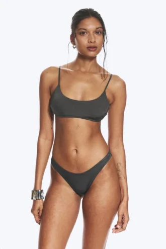 Brasiliansk mini-bikiniunderdel – mørkegrå