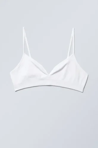 Cat Soft sømløs trekant-bh – hvid