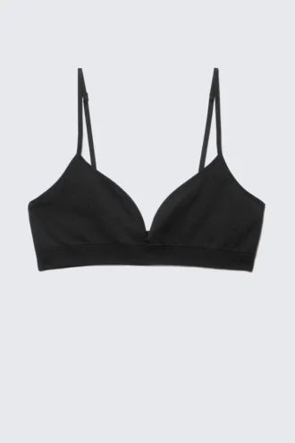 Cat Soft sømløs trekant-bh – sort