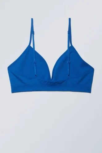 Cat Soft Triangle Bra – Blå