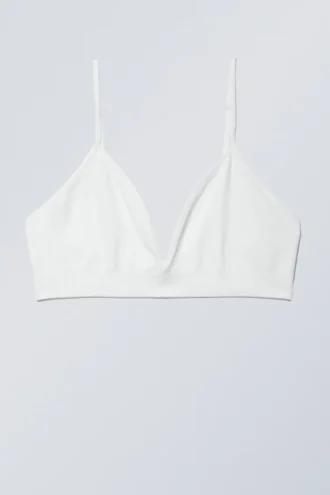 Cat Soft Triangle Bra – Hvid