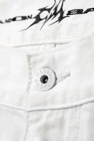 Cm X Lb Dunno White Unisex Carpenter Jorts – Hvid | Cheap Monday Gb