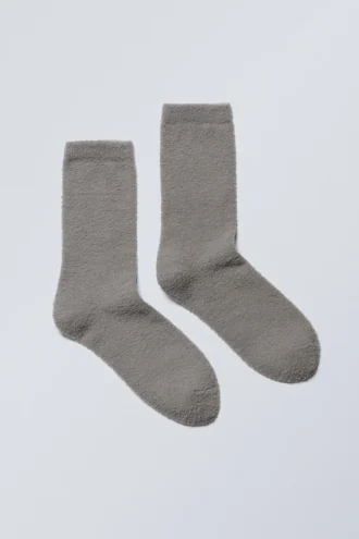 Cosy Strømper – Dusty Grey