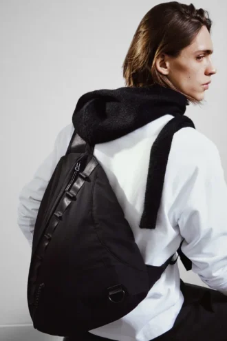 Crossbody-slingtaske – sort