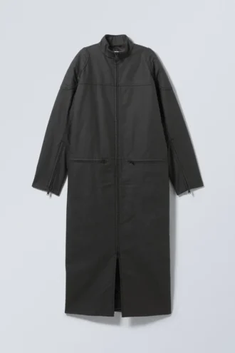 Dena Biker Coat – Sort