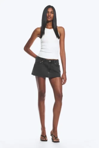 Denim-minidress – Elegie Black – Sort