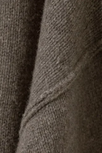 Eloise Oversized uldtrøje – Dark Mole