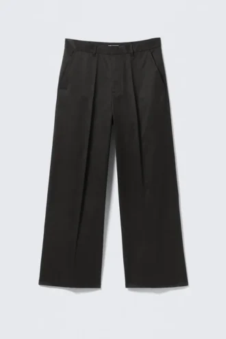Emil Oversized Chino-bukser – Sort