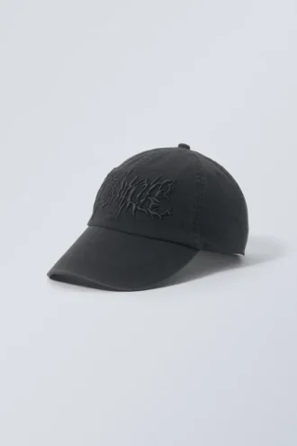 Essential Embroidery Cap – Mørkegrå