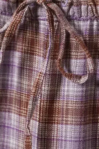Flanellpyjamasbukser – Lilla tern
