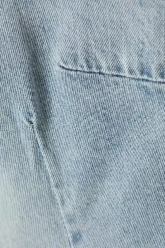 Halterhals-jumpsuit i denim – Space Blue – Lys blå