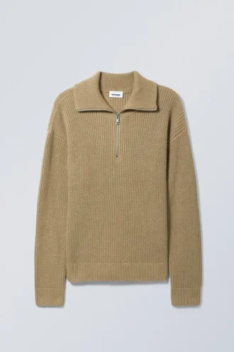 Harry uldblandingstrøje – beige