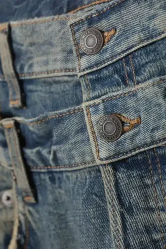 Jeans med dobbelt linning og brede ben – Arizona Blue – Medium Blue