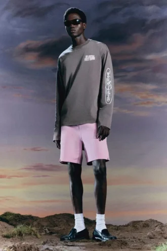Jersey Shorts – lyserød