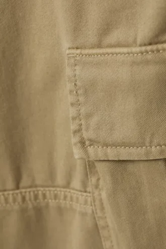 Joel Cargo-bukser med afslappet pasform – beige