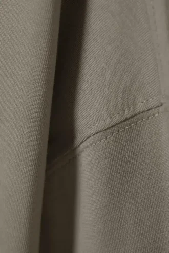 Kasseformet langærmet t-shirt – grå