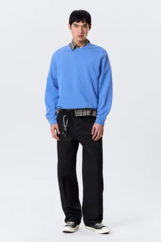Klassisk sweatshirt – Blå