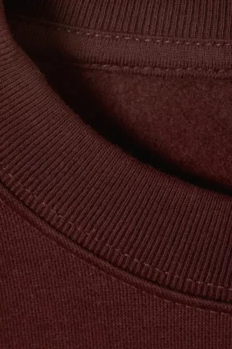 Klassisk sweatshirt – burgunder