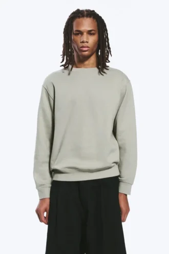 Klassisk sweatshirt – lys støvet khakigrøn