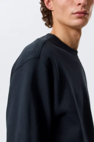 Klassisk sweatshirt – marineblå