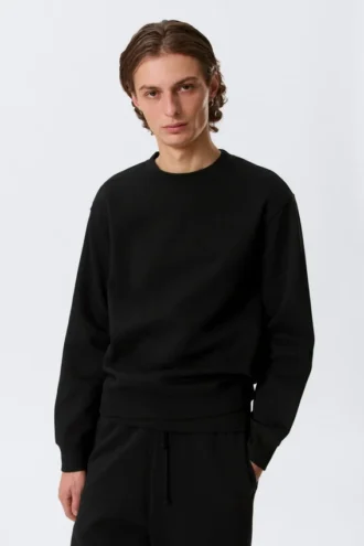 Klassisk sweatshirt – sort
