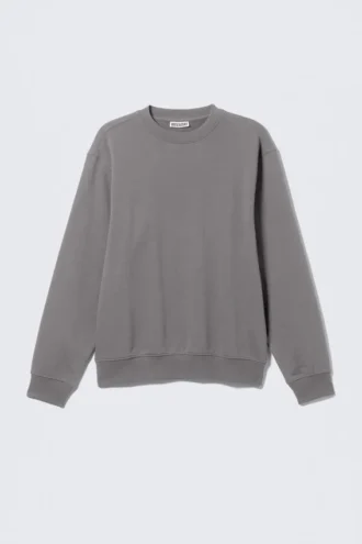 Klassisk sweatshirt – støvet grå