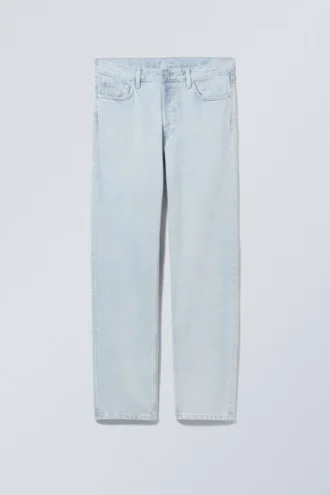 Klean Mid Rise Regular Straight Jeans – Opulent Blue – Lys blå
